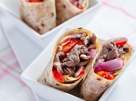 Spicy Beef Wrap