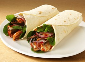 Tomato Sardine Wraps