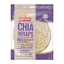 Mission Chia Wraps 8” 8ct