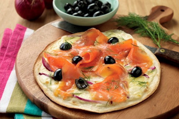 Smoked Salmon Pizza