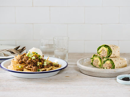 Teriyaki Tuna and Avocado Wrap