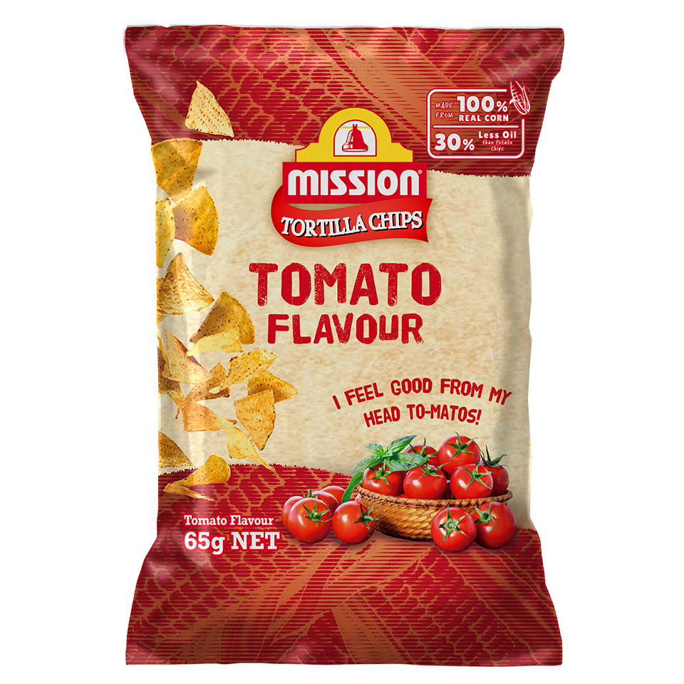 Mission Tomato Flavoured Tortilla Chips 65g