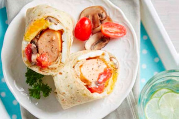 English Breakfast Wrap