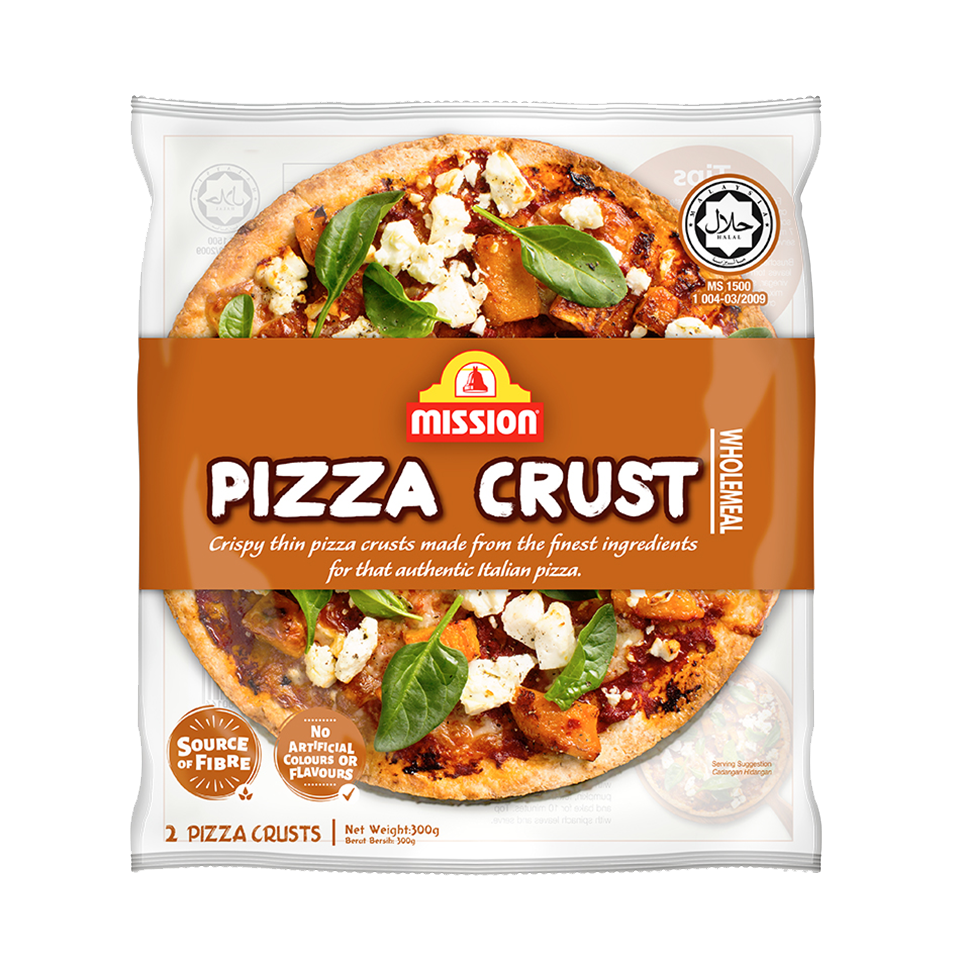 3D 300G Pizza Crust Wholemeal 960X960