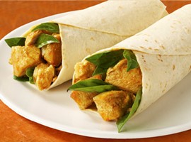 Chicken Rendang Wrap