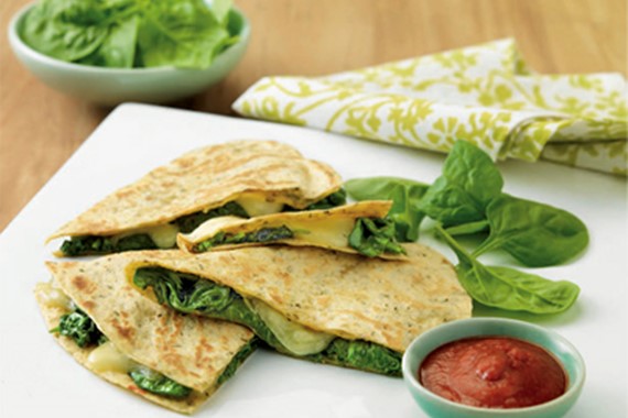 Cheese & Spinach Quesadillas