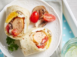English Breakfast Wrap