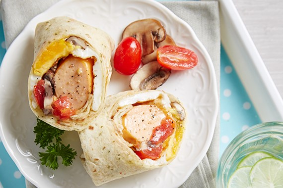 English Breakfast Wrap