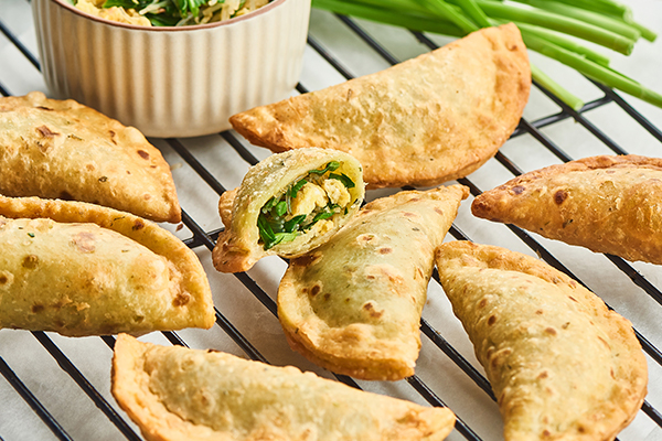 Fried Chinese Leek Dumplings