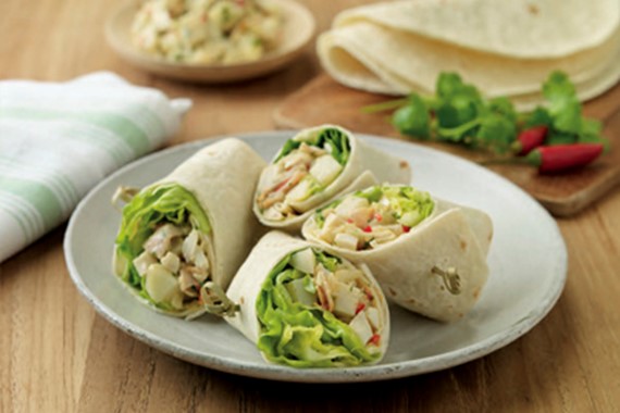 Cilantro Potato Salad Wrap
