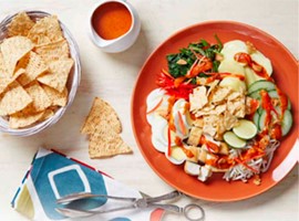 Tortilla Chip Gado Gado