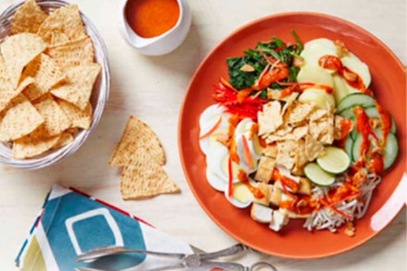 Tortilla Chip Gado Gado