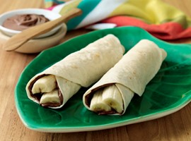 Nutella and Banana Wrap