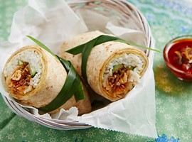 Nasi Leamk Wrap